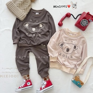 🌈✨mix1001 可愛MINI無尾熊印圖上衣✨兒童大頭無尾熊印圖上衣 5-17