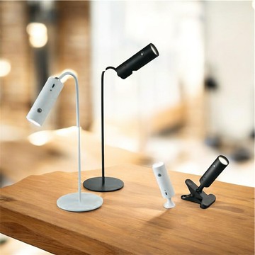 KAOS 3W LED多功能磁吸檯燈 磁吸護眼燈 360°可旋轉檯燈 手電筒 夾式 桌面檯燈 閱讀燈 創意夜燈