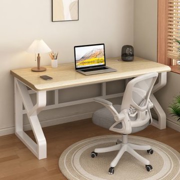 斜坡實木電腦桌 140x60x75cm 台式簡易電腦桌 辦公桌 兒童學習桌 寫字臺 書桌 工桌子