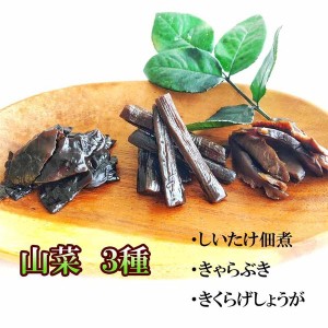 山形の鯉やの贈り物 [山菜３種 箱入「の恵みシリーズ」] 佃煮 山菜 国産 山形 贅沢 ギフト セット