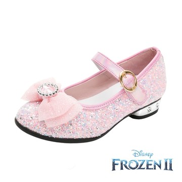 【Disney 迪士尼】迪士尼童鞋 冰雪奇緣 艾莎公主鞋 安全透氣 MIT正版(粉紅/FNKP25223)
