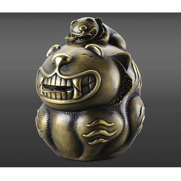 開運陶源  羅廣維限量原作  虎銅雕  [虎虎威風] 禮品