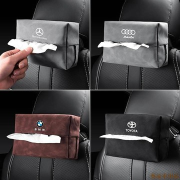 關注上新○翻毛皮通用汽車紙巾包抽紙袋車內車載紙巾盒掛式紙巾盒車載車用 汽車裝飾品