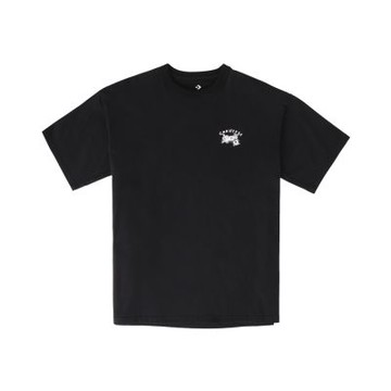 CONVERSE PEACHED GRAPHIC TEE BLACK 短袖上衣 男 黑色-MCH621-023