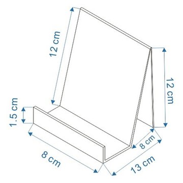 徠福LIFE壓克力手機專用展示架 NO.3201/8x13x12cm/厚3mm