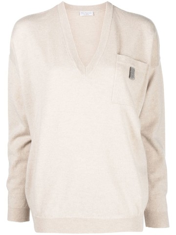 Brunello Cucinelli V-Neck Sweater
