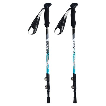 OUTSY 可自拍登山杖尊爵版 附手機夾  湖水藍  湖水藍 + 湖水藍  1組  64~135cm