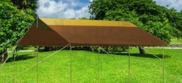 【【蘋果戶外】】山林者 GoPace 超大天幕布 5 x 8 天幕【咖啡/芥黃】客廳天幕布 GP17636