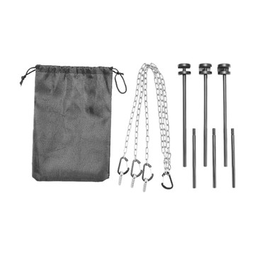 ISE MOUNT 小島嶼山 鋁合金烤盤三角支架組  兩用可吊掛  1組