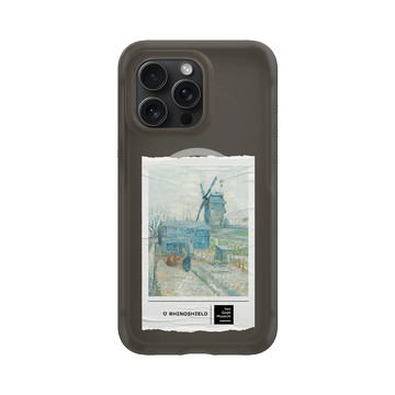 iPhone 15 Pro Max AirX 本質黑 - Van Gogh Museum - 蒙馬特：風車和耕田