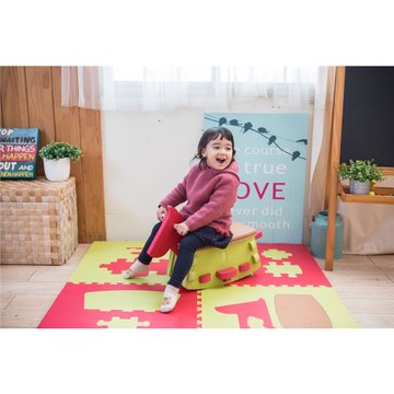 Two-boo 二寶地墊 兩用地墊--搖寶馬