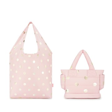 Airy側背包 ECO粉金點 - XS