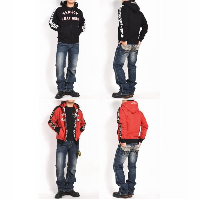 袖プリント 袖ロゴ 90s USA製 VANSON スウェットパーカー 黒 袖プリント 袖ロゴ 90s USA製 VANSON スウェットパーカー 黒