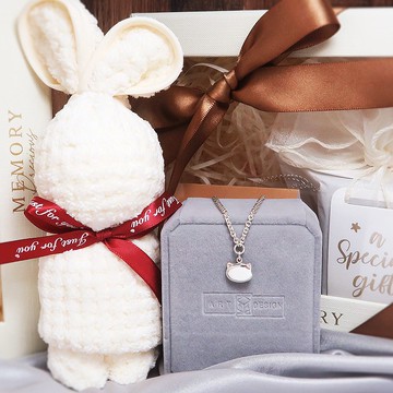 彌月禮盒 淘氣小貓 細版 純銀兒童手鍊 刻字訂製 寶寶手鍊