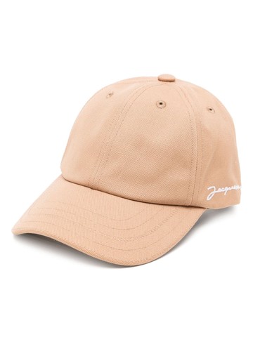 Jacquemus - La Casquette baseball hat - unisex - Polyurethane/Cotton - 58 - Brown