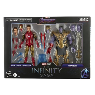Hasbro 孩之寶 Marvel 漫威 6吋 鋼鐵人 MK 馬克85 金甲 薩諾斯 戰損版 彈指組合包 無限傳奇  1個