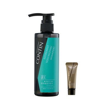 CONTIN 酵素極萃豐盈洗髮乳300ml+護髮精華乳20ml
