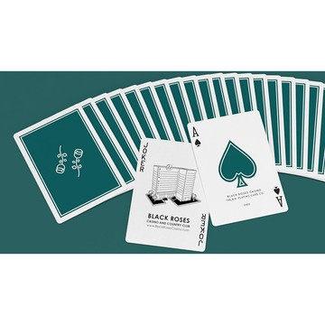 【USPCC 撲克】Black Roses Casino V4 撲克 S103052768