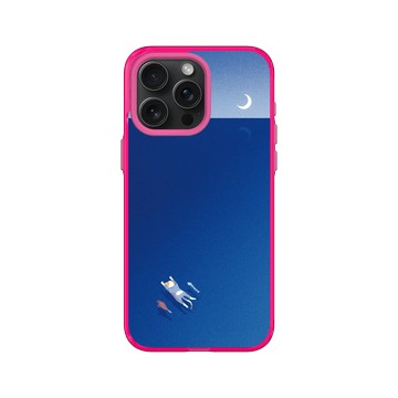 iPhone 15 Pro Max Clear 粉漾桃 - Ocean Collection: Let's Sea 海洋系列：一路向海 - 隨波漂游