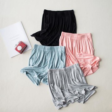 夏季女士莫代爾五分休閑短褲寬松大碼沙灘褲運動跑步瑜伽短褲夏天