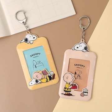 Peanuts史努比造型票卡夾-Snoopy票夾卡套 證件套 識別證套