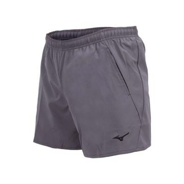 MIZUNO 男路跑短褲-三分褲 慢跑 訓練 美津濃 J2TBY05108 灰黑