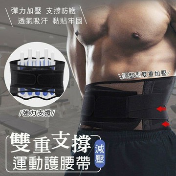 【U-like】減壓腰帶  運動護腰帶 運動腰帶 運動護具 護腰腹 緩解腰部疲勞 可調節護腰 腰部支撐帶
