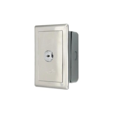 【朝日電工】 YL-403 電動門不鏽鋼開關盒(盒裝)