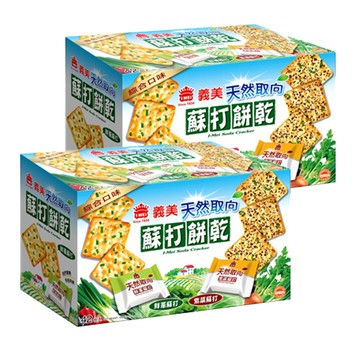 義美 天然取向蘇打綜合(42包入/箱) x２箱