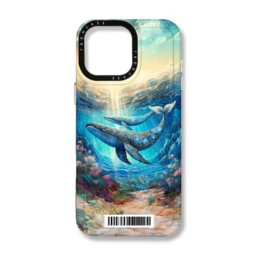 iPhone 16 Pro Max 殼 TRON iPhone 16 Pro Max 大海鯨魚系列  載具 MAGSAFE 磁吸 太空殼 透黑款 手機殼