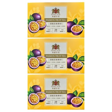 DONG JYUE 東爵好茶 澄蜜百香果茶  2g  20包  3盒