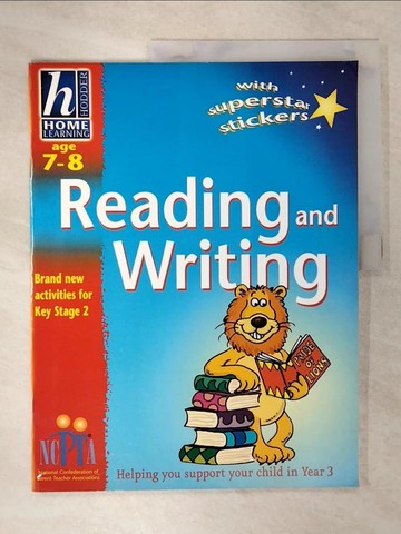 【書寶二手書T6／兒童文學_EXU】Hodder Home Learning Age 7-8 Reading and Writing_Whiteford, Rhona / Maddison, Lucy
