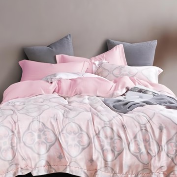 Betrise 貝翠絲 植萃系列100%奧地利天絲 8件式鋪棉兩用被床罩組  被子 + 床墊套 + 枕頭 + 枕套組  加大  古典夢境