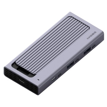 HAGiBiS 海備思 鋁合金Type-C硬碟盒擴充器 深空灰 外接硬碟 高速傳輸 擴充儲存空間  HB777  1個
