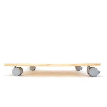 AY-KASA 專屬松木實木美型板車 L - 原木色-大件商品請選宅配運送