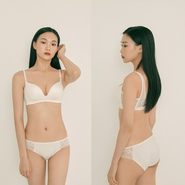 惜福優惠｜經典美胸蕾絲背帶無鋼圈內衣