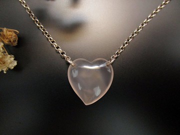 項鍊 造型玉墜 玫瑰玉髓/簡單好搭配/