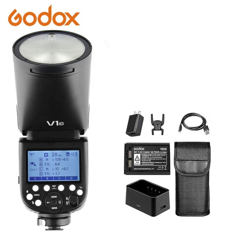 日本正規代理店品 Godox V1-C TTL フラッシュストロボ 76Ws 2.4G