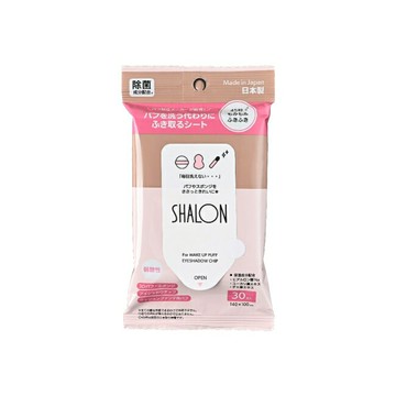 SHALON粉撲海綿清潔濕巾30張