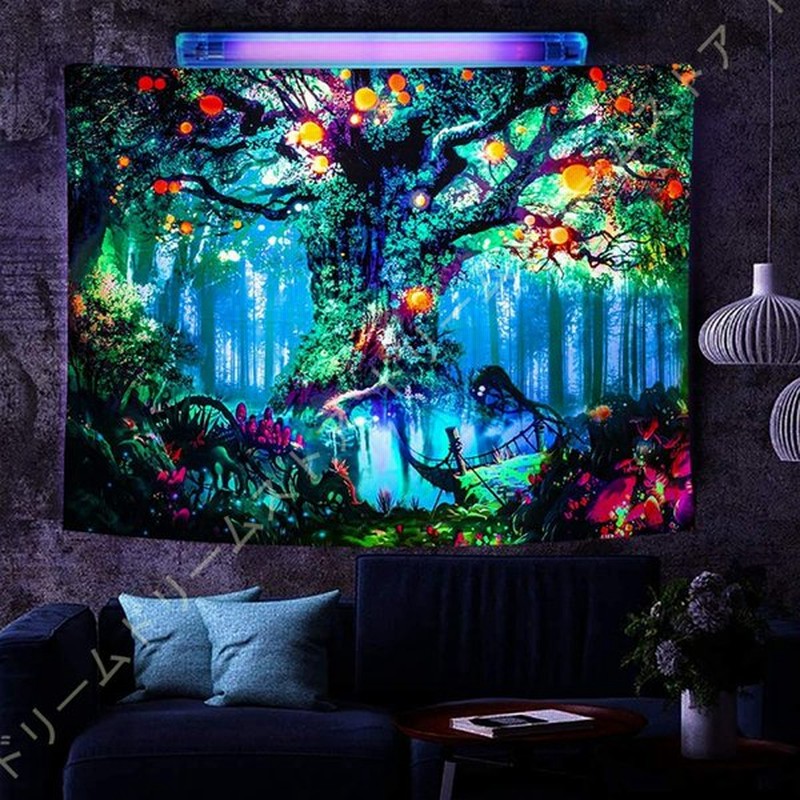 タペストリー おしゃれ 大判 壁掛けタペストリー 布ポスター ナチュラル 森の中 癒しの緑 森 抽象的 壁飾り おしゃれ 家 リビングルーム ベッドルーム 部屋 通販 Lineポイント最大0 5 Get Lineショッピング