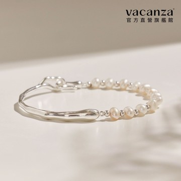 vacanza｜純銀｜流線珍珠‧純銀手鍊 #新年飾品 #新年禮物