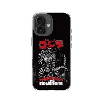 iPhone 16 Clear Case（相機按鈕） 透明 - 哥吉拉 Godzilla - 怪獸之王