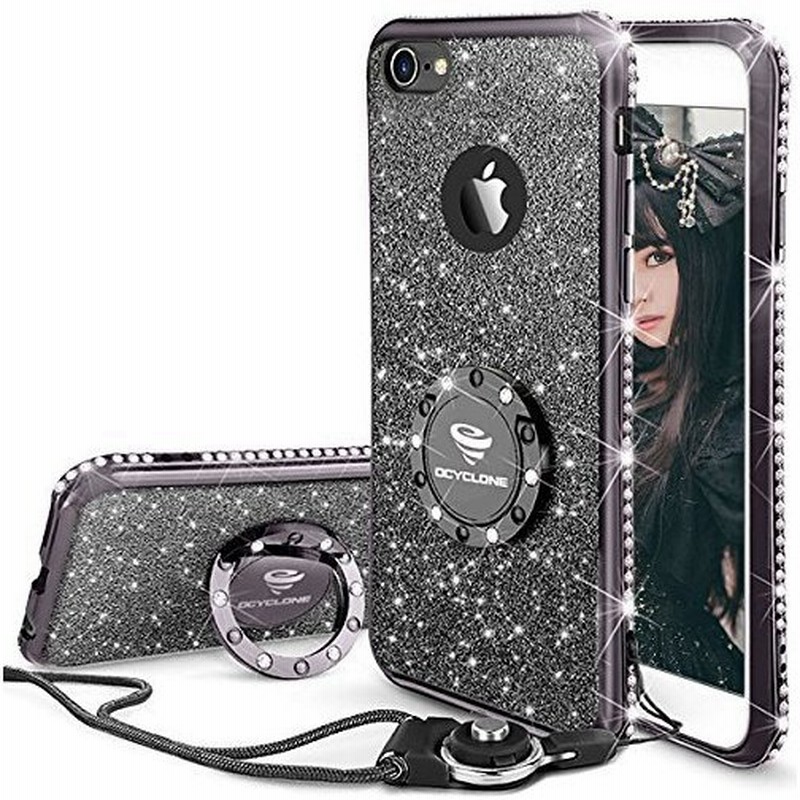 Ocyclone Iphone6s Iphone6 適応 リング付きケース キラキラ かわいい おしゃれ ストラップ ラインストーン 人気女性女子用 通販 Lineポイント最大0 5 Get Lineショッピング