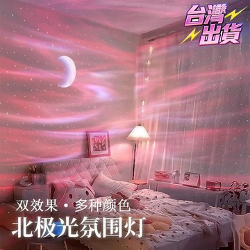 臺灣出貨🤩小紅書氛圍燈網紅浪漫水波紋投影燈臥室動態小夜燈方形氛圍燈 小夜燈 氛圍小夜燈