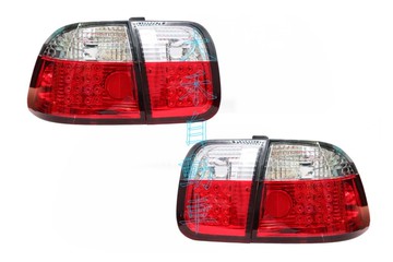 大禾自動車 LED 紅白晶鑽 後燈 尾燈 仿99 適用 喜美 CIVIC6代 K8 96-98年