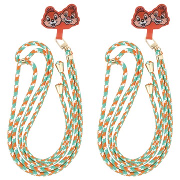 Skater 手機掛繩手腕帶2件入 ZRS1  奇奇蒂蒂 橘色  1組