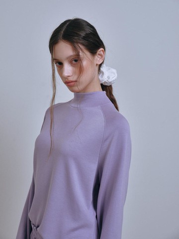 Silvaire Silk Modal Scuba Sweatshirts [Lost Lilac]