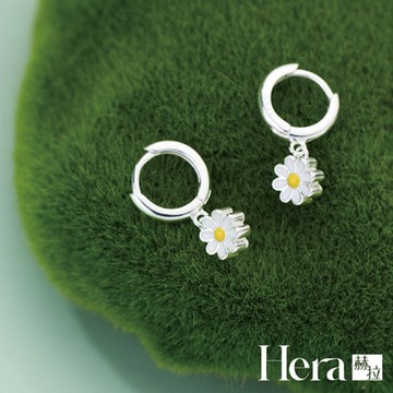 【Hera 赫拉】小雛菊滴膠耳環/耳針 H114022002