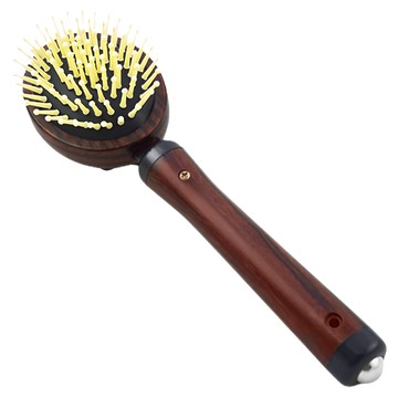 即室好物 伸縮背部按摩器 附滾珠  木紋色  1個