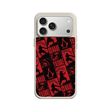 iPhone 17 Pro Max SolidX 貝殼灰 - Assassin's Creed - Assassin's Creed® Shadows - Manga pattern